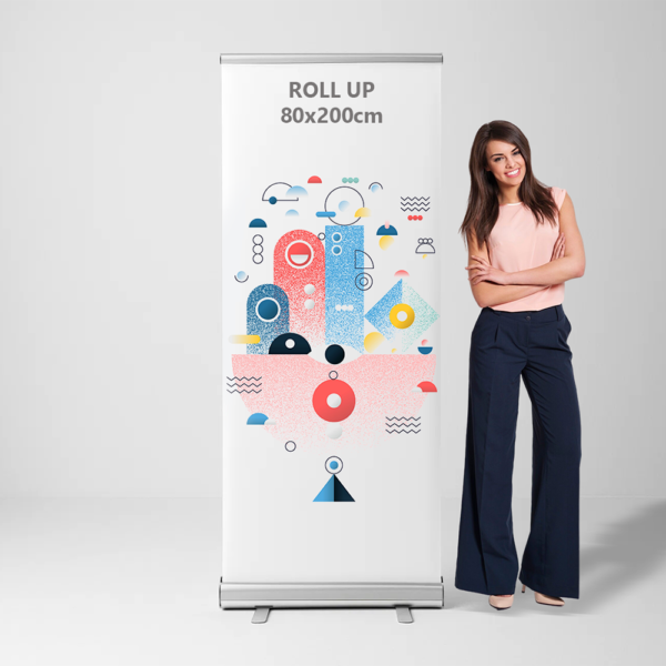Rollup Banner 85 cm günstig inkl. Druck & Tasche
