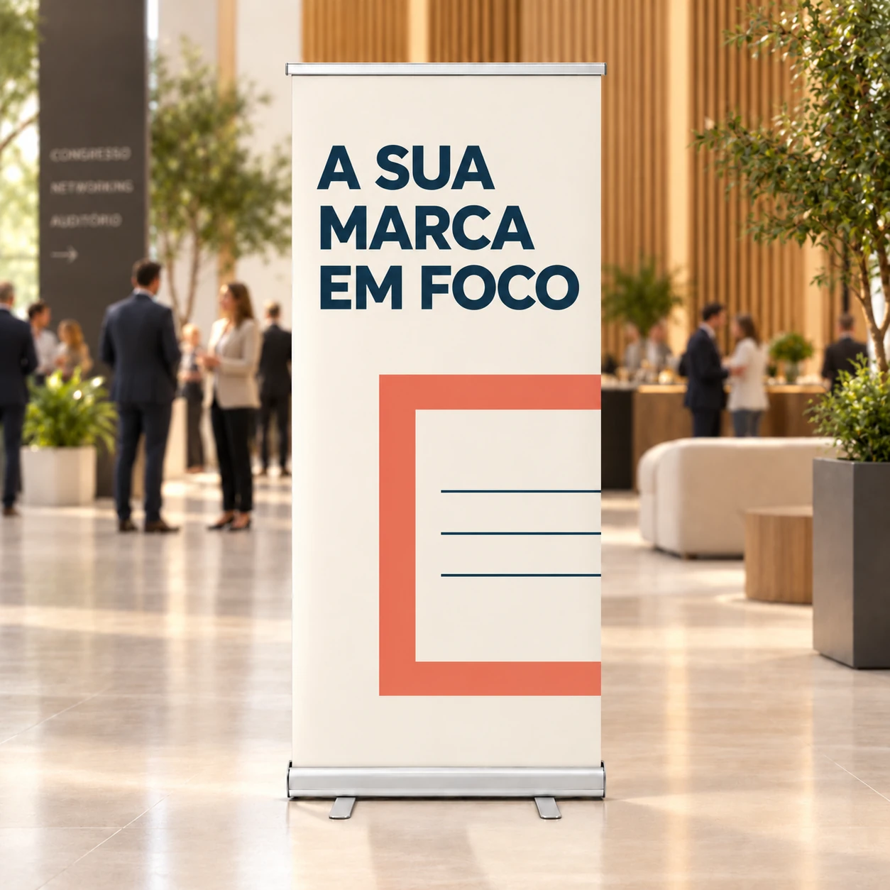 Roll Up Personalizado 85x200 cm 2 Roll Up Personalizado 85x200 cm — ambiente